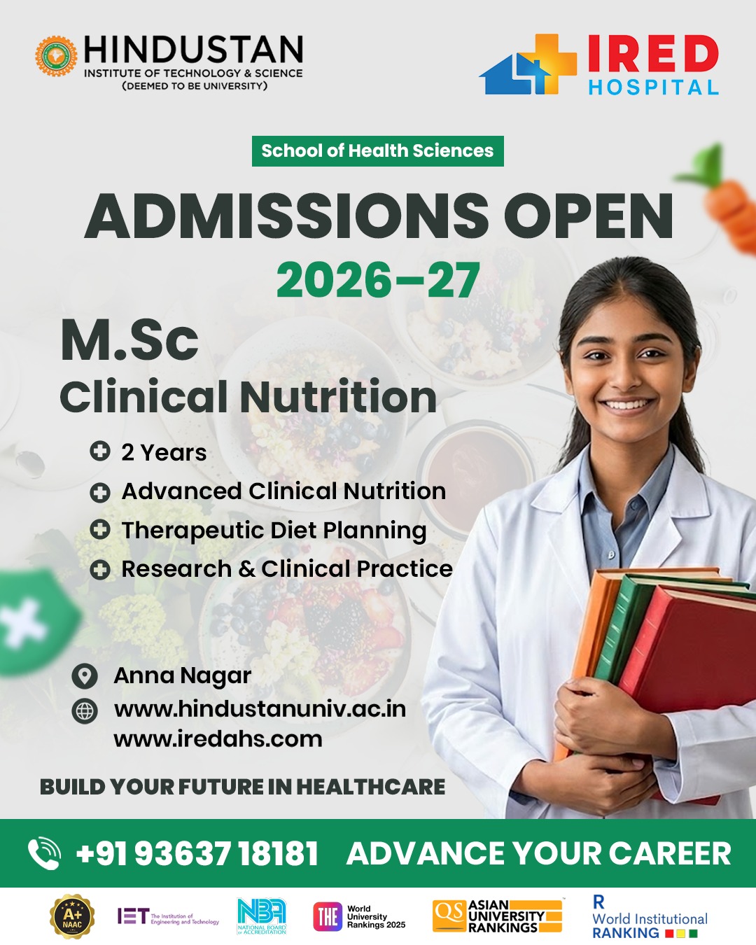 M.Sc. Clinical Nutrition programme